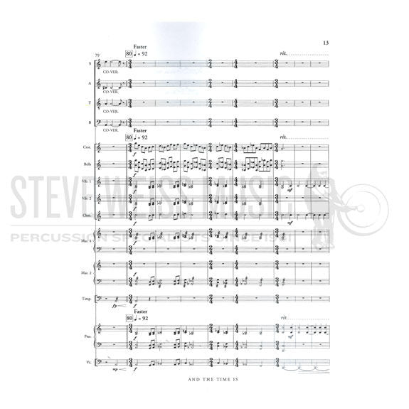 Stamp-And the Time Is (SP)-B/2V/C/Cro./2M/4T/VC/PN/ SATB choir