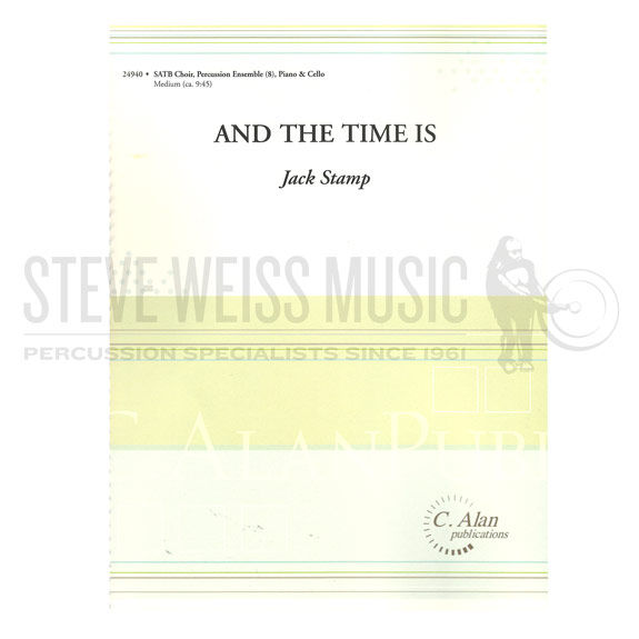 Stamp-And the Time Is (SP)-B/2V/C/Cro./2M/4T/VC/PN/ SATB choir