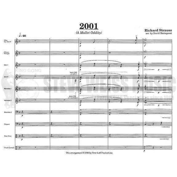 Steinquest-2001: A Mallet Oddity (SP)-V/C/X/M/4T/P