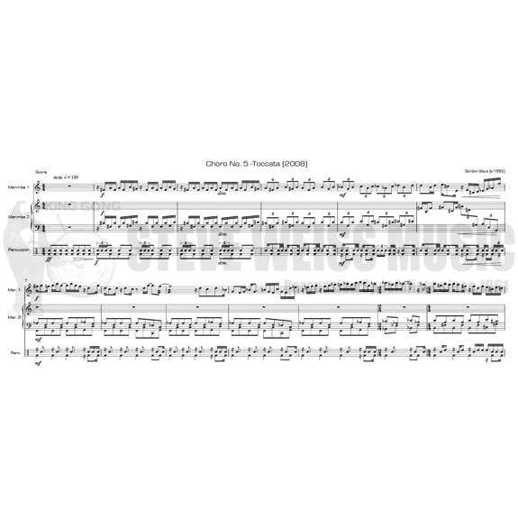Stout-Choro No. 5-Toccata (SP)-2M/P OS