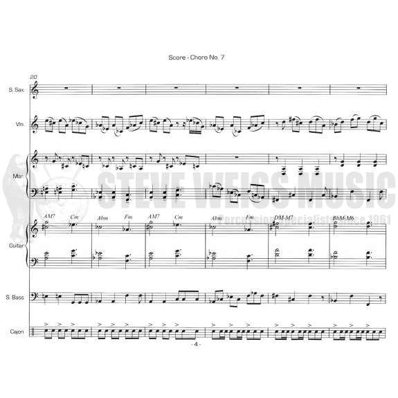 Stout-Choro No. 7-The Road Less Traveled (SP)-M/P/SSX/VN/ GT/CB