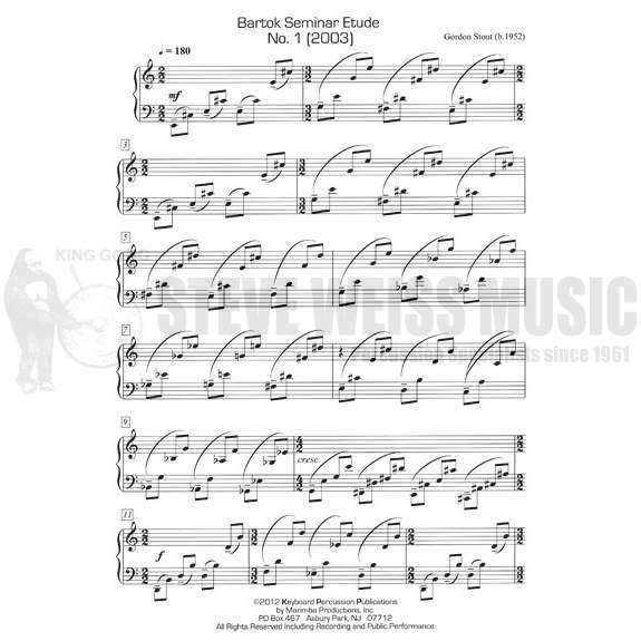 Stout-Etudes for Marimba Bk. 4-M