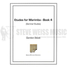 Stout-Etudes for Marimba Bk. 4-M