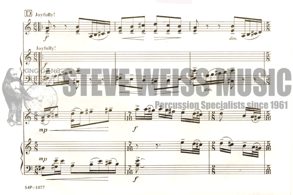 Stout-Triptych for Two Marimbas-2M
