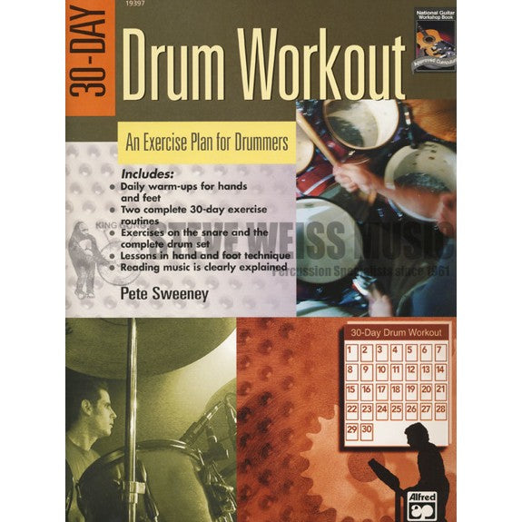 Sweeney-30-Day Drum Workout (Book & DVD)