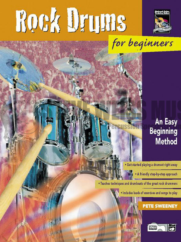 Sweeney-Rock Drums for Beginners (book/DVD)