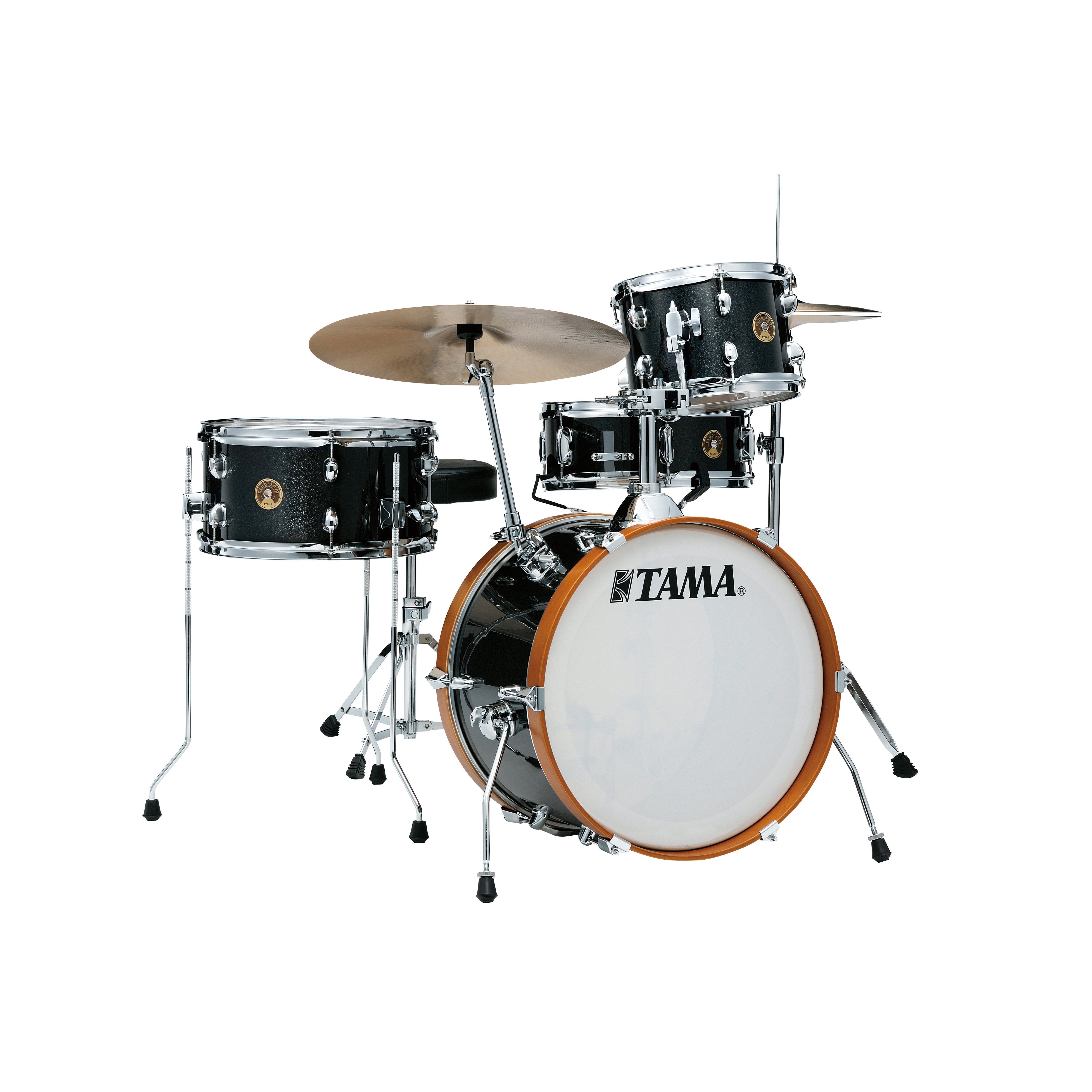 Tama Club Jam 4-Piece Wrap Finish Drum Set Shell Pack - 18" Bass Drum - Charcoal Mist