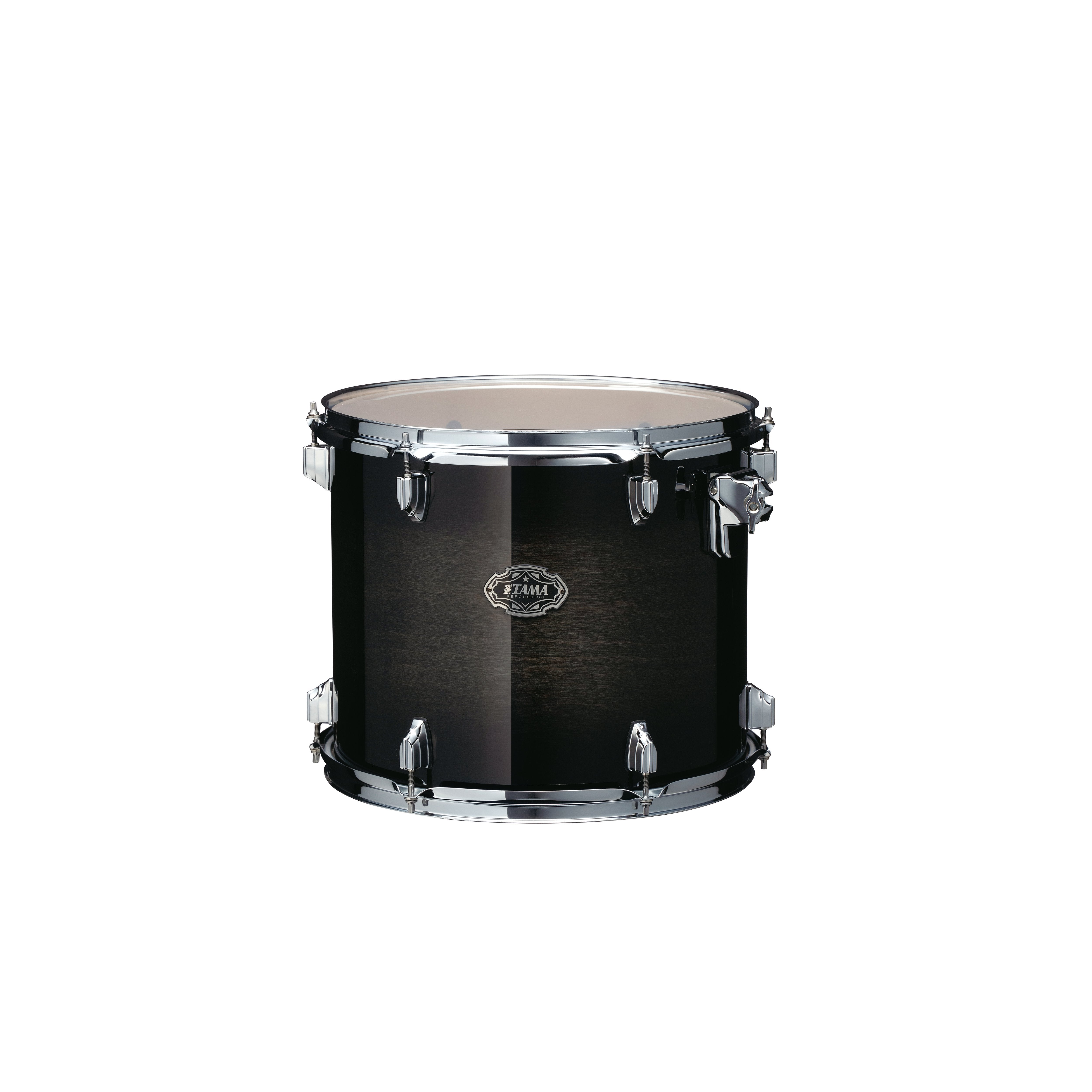 Tama Double-headed Concert Tom - 14" x 12" - Transparent Black Burst