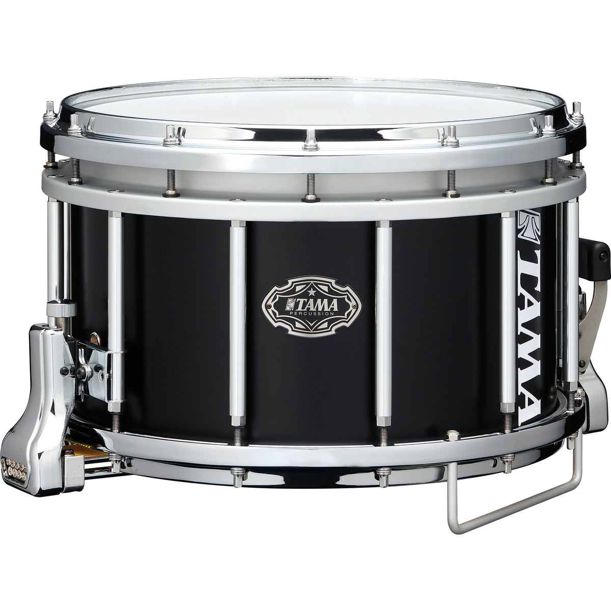 Tama Fieldstar Marching Snare Drum - 14" x 9" - Satin Black