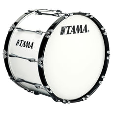 Tama Starlight Marching Bass Drum - 18" x 14" - Sugar White