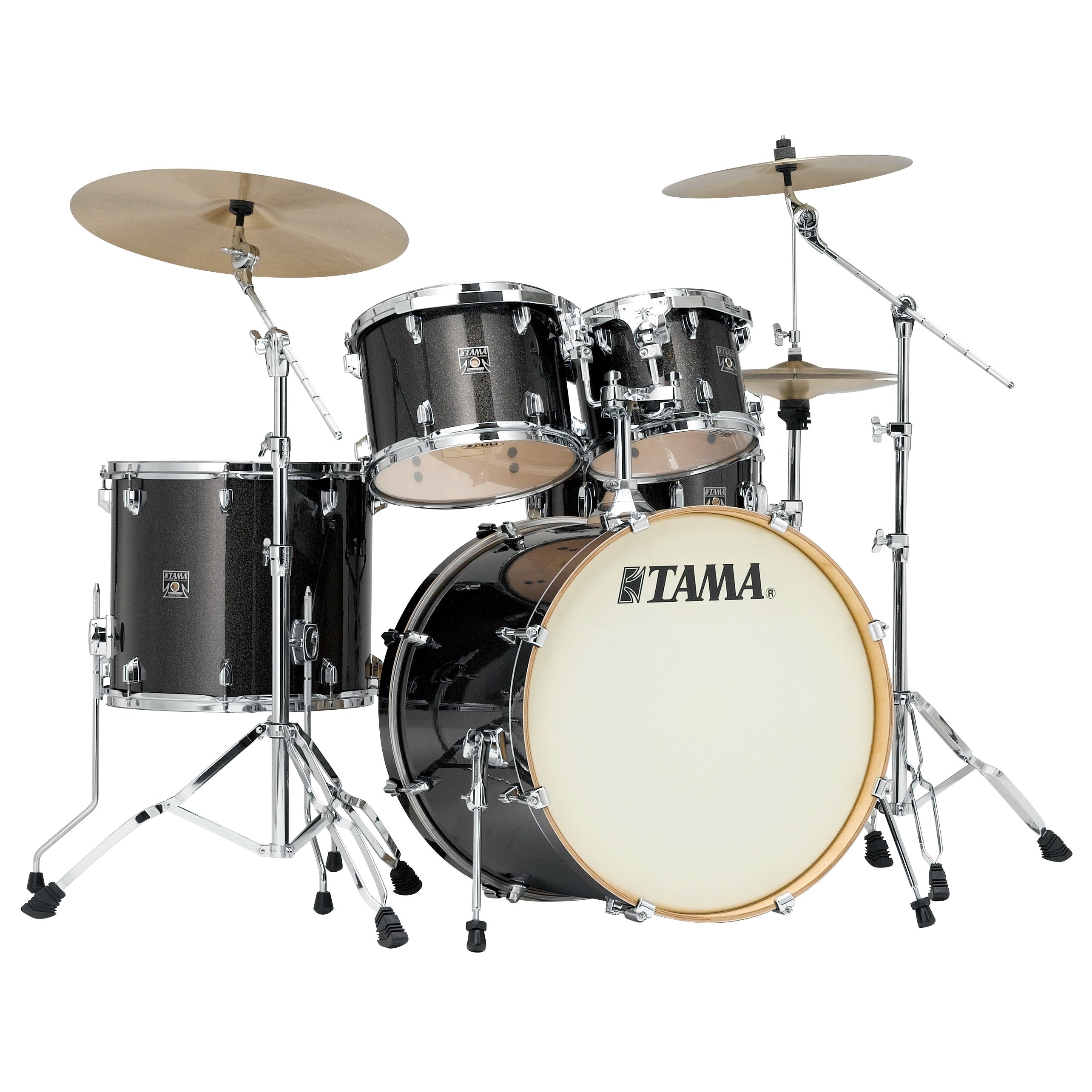 Tama Superstar Classic 5-piece Drum Set Shell Pack - 22" Bass Drum - Midnight Gold Sparkle