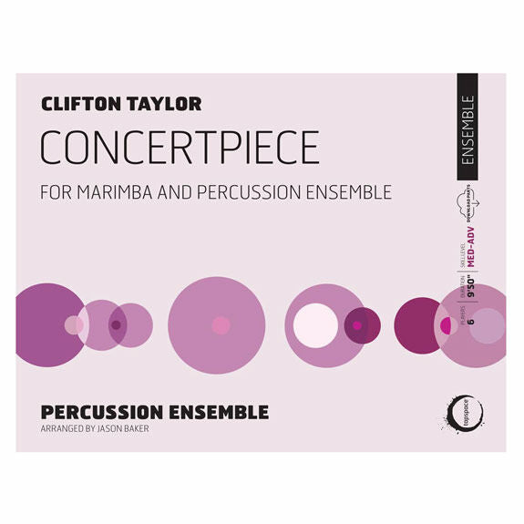 Taylor-Concertpiece for Marimba and Wind Ensemble (SP)-Solo M/wind ens.