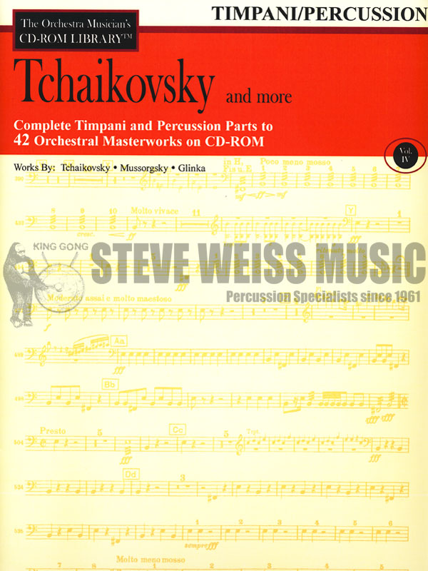 Tchaikovsky/Mussorgsky/Glinka-Complete Timpani/Percussion to 42