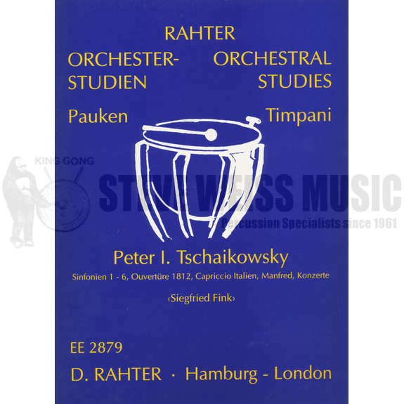 Tchaikovsky-Orch Stud/Timp ed. Fink-Symphs 1-6, 1812 Overture, etc.