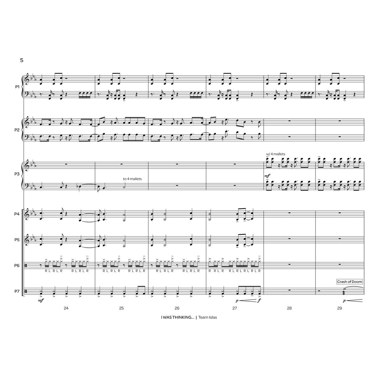 Team Islas-I Was Thinking sample