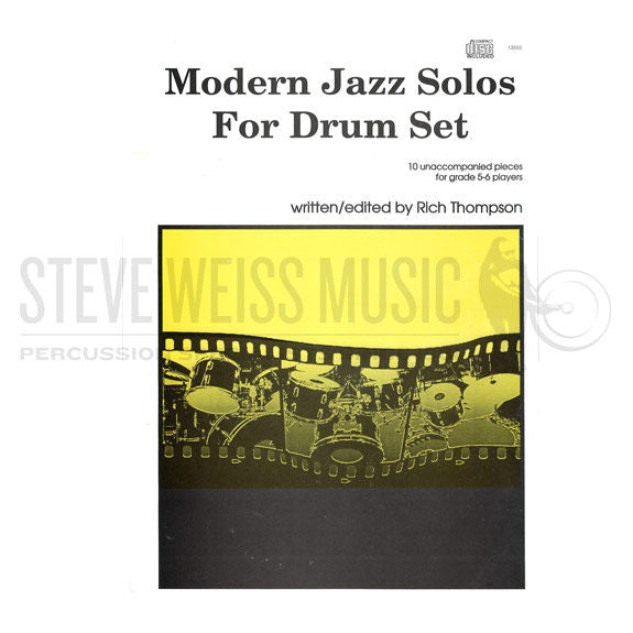 Thompson-Modern Jazz Solos for Drum Set (Online MP3 included )