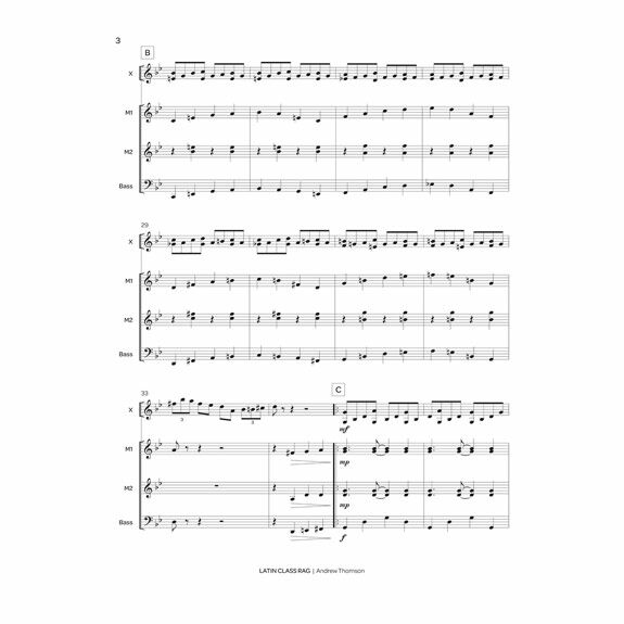 Thomson-Latin Class Rag (SP)-Solo X/3M