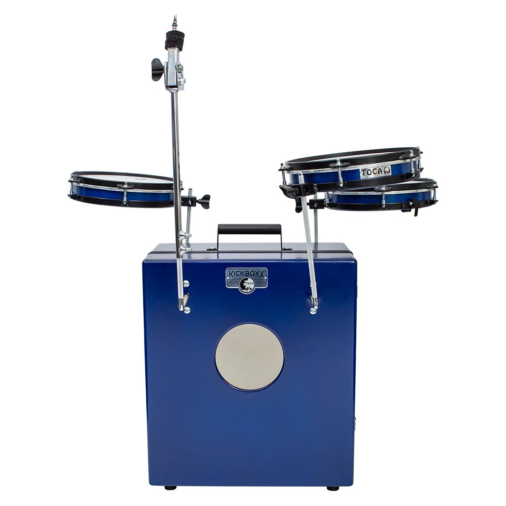 Toca Kickboxx Pro Suitcase Drum Set Front