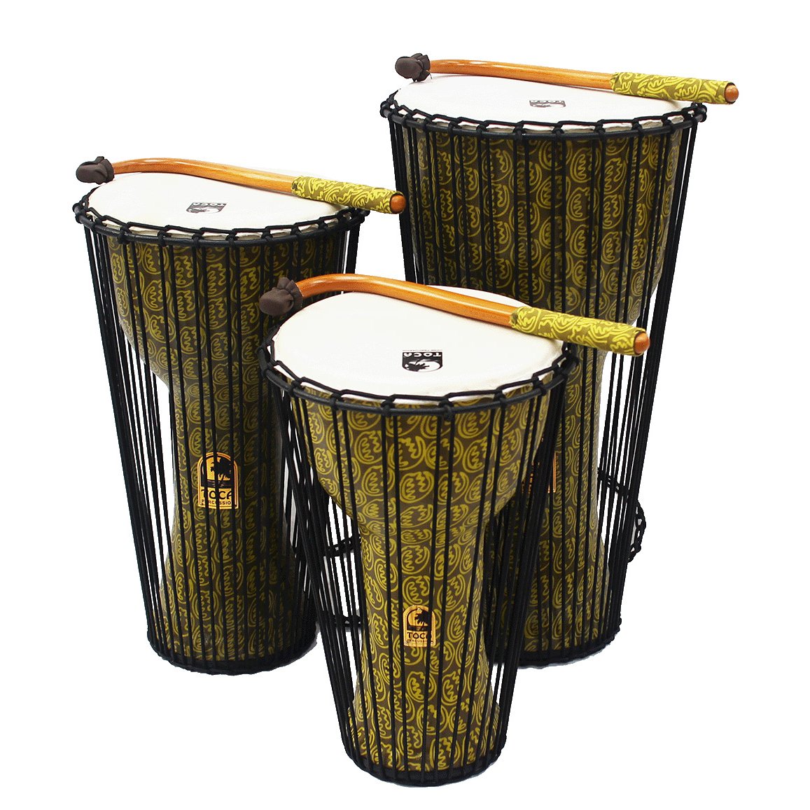 Toca Talking Djembes 8", 10", 12" with mallets