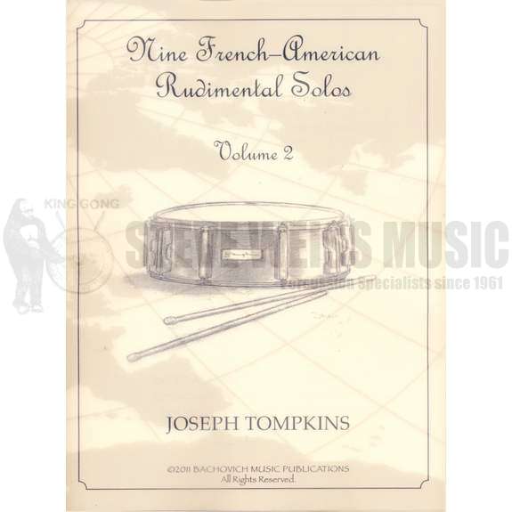 Tompkins-Nine French-American Rudimental Solos Volume 2