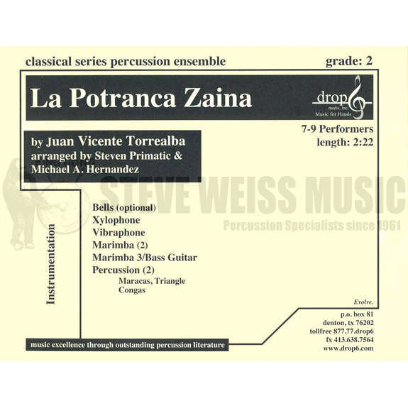Torrealba-Potranca Zaina arr. Primatic/Hernandez (SP)-B/V /X/2M/P
