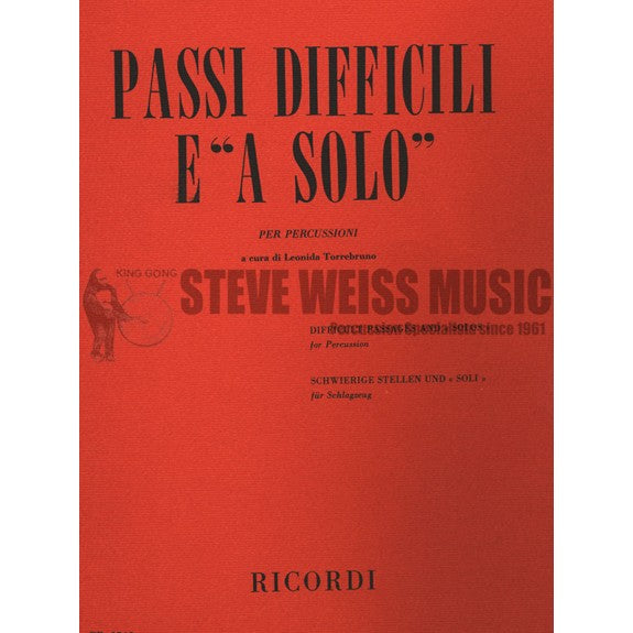 Torrebruno-Difficult Passages/Solos (Perc)