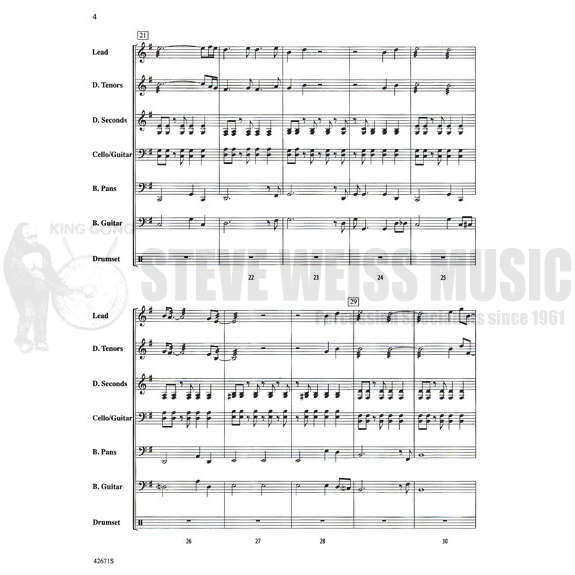 Townshend-Behind Blue Eyes arr. Molino (SP)-Steel drs./DS/ opt. BG