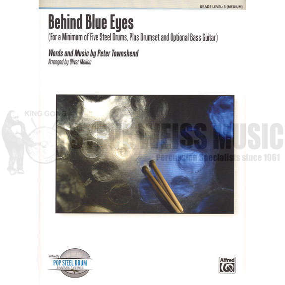 Townshend-Behind Blue Eyes arr. Molino (SP)-Steel drs./DS/ opt. BG