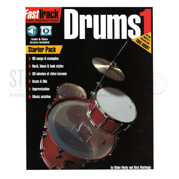 Various-Fasttrack Drum Songbook level 1 (Online Audio Access Included)