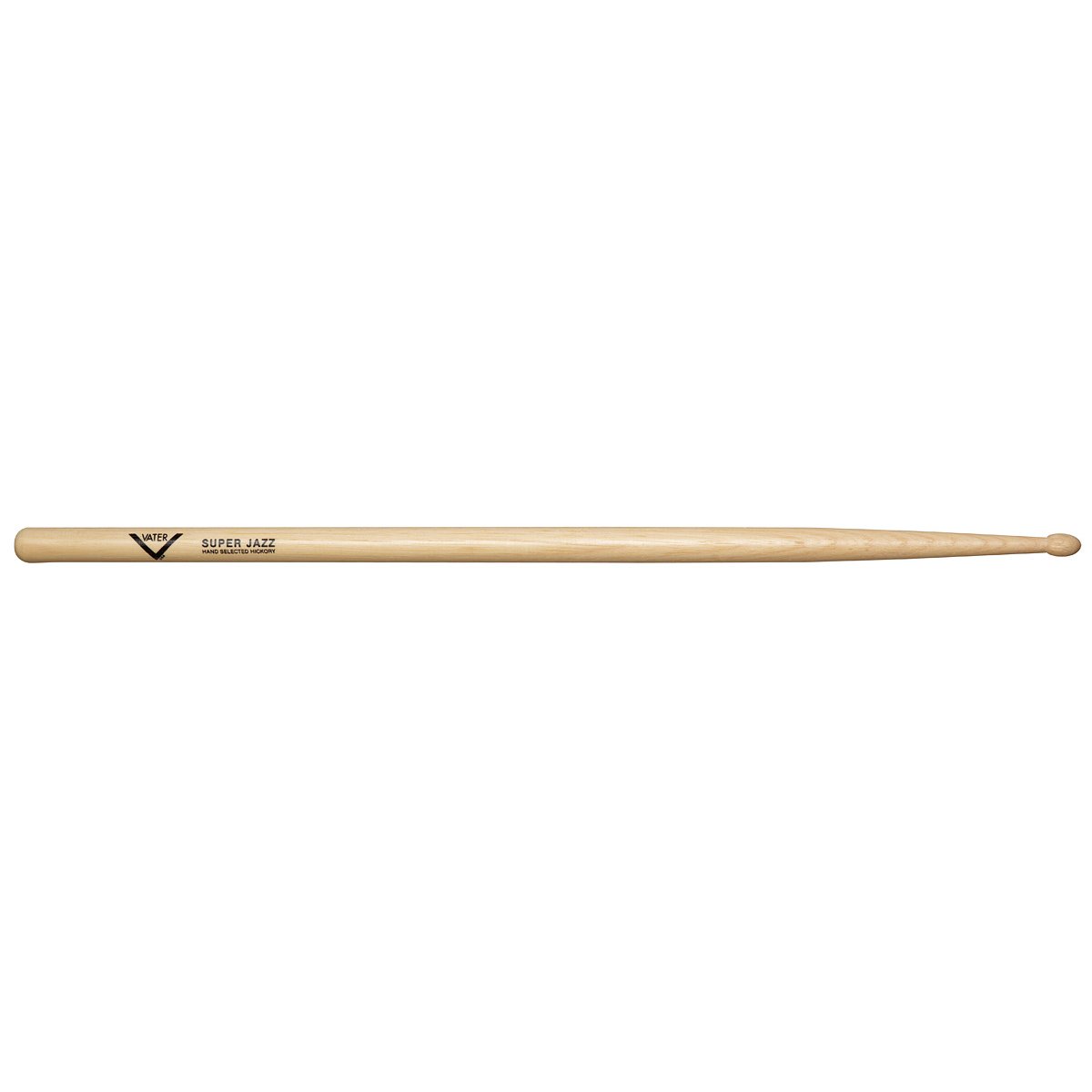 Vater Super Jazz Wood Tip Hickory Drumsticks VHSJW