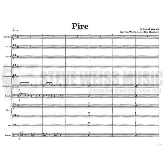 Vazquez-Pire arr. Warrington/Houghton (SP)-B/V/X/M/DS/P/PN/CB