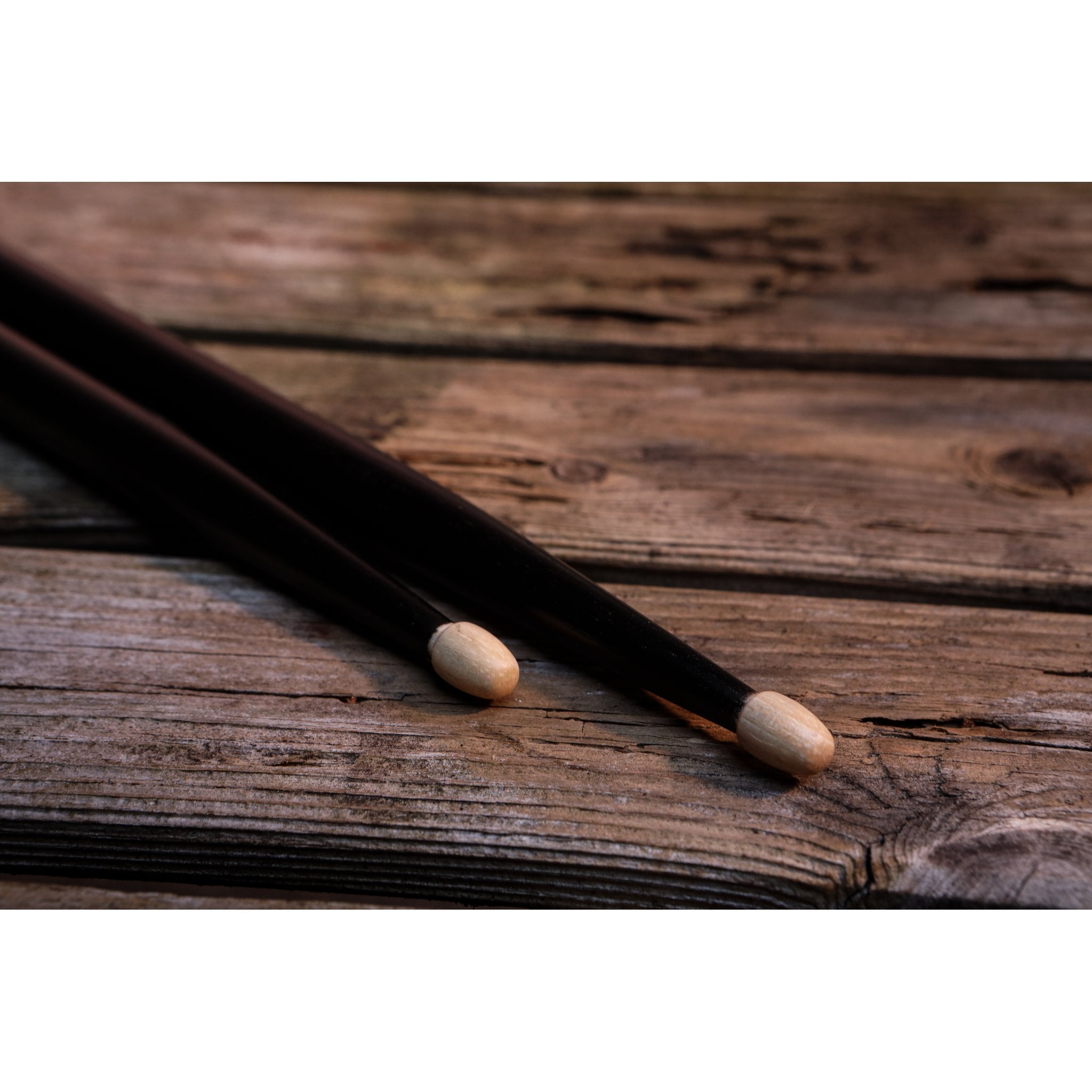 Vic Firth American Classic 5AB Black Drumsticks - Wood Tip - Image 6