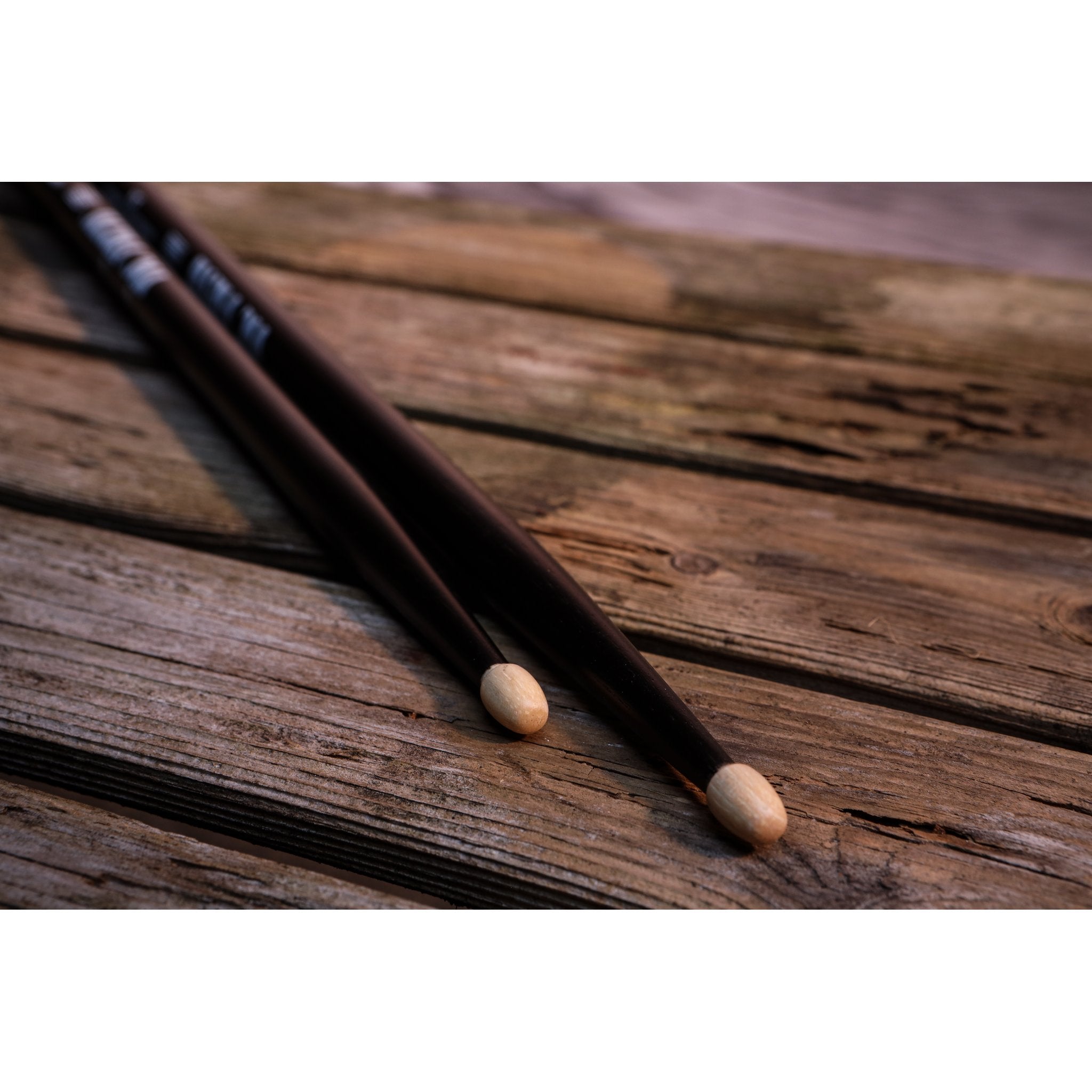 Vic Firth American Classic 5AB Black Drumsticks - Wood Tip - Image 8