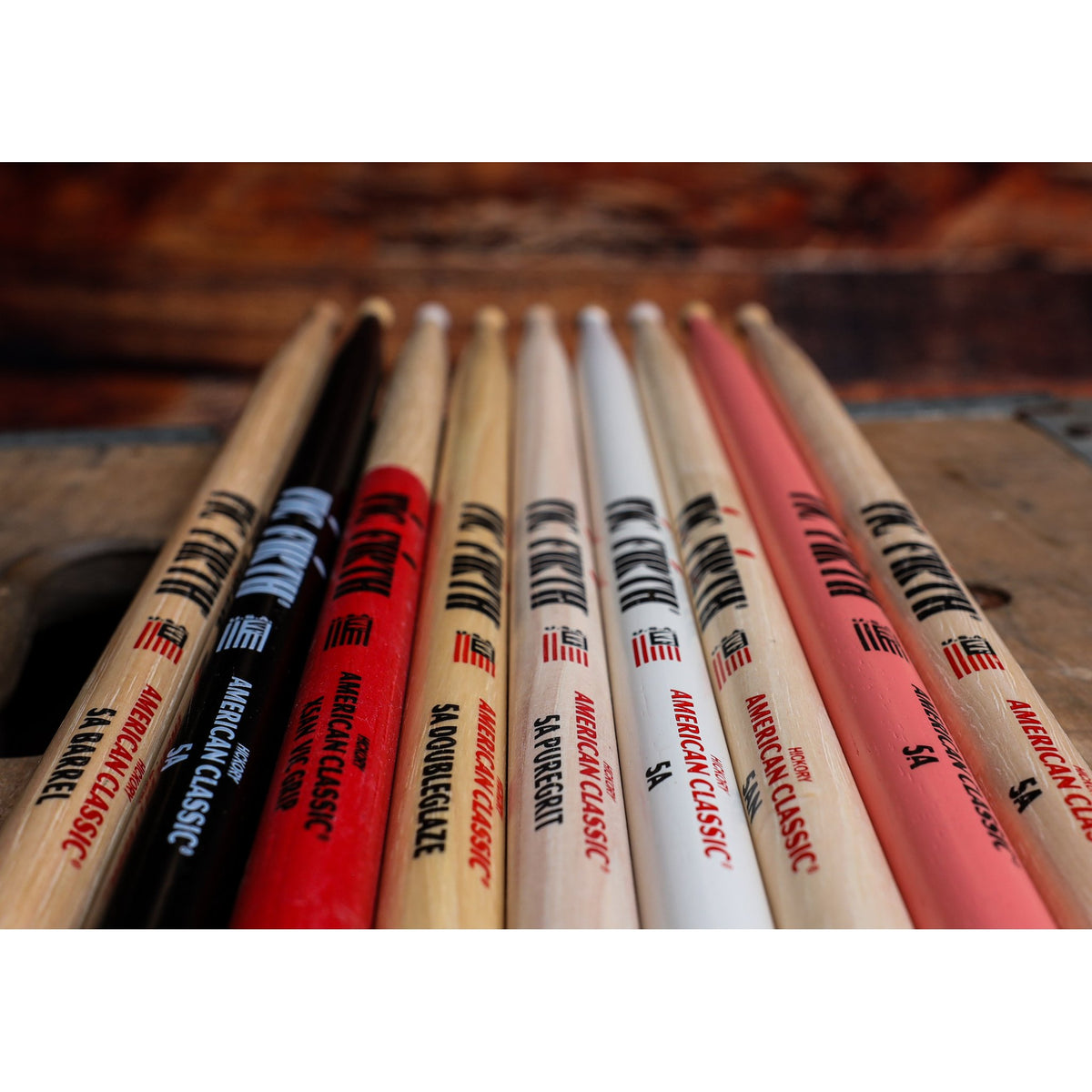 Vic Firth American Classic 5AN Drumsticks - Nylon Tip - Image 7