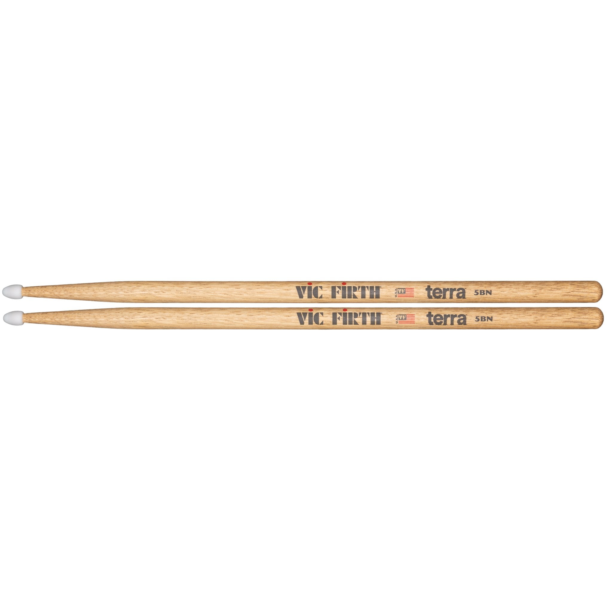 Vic Firth American Classic Terra 5BTN Drumsticks - Nylon Tip - Image 1