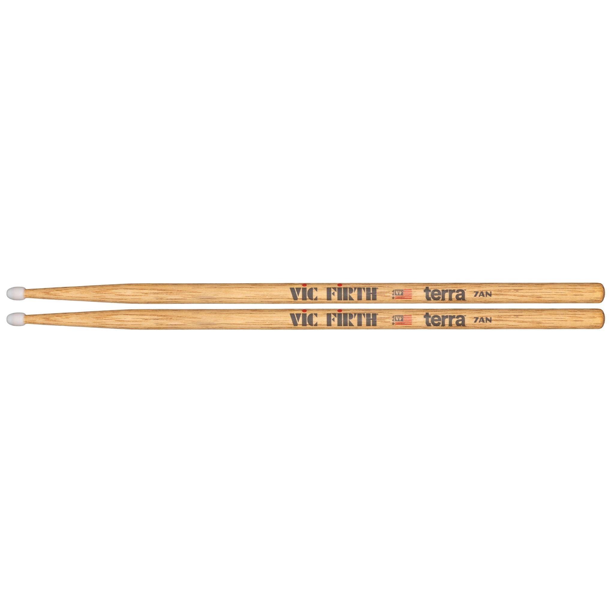 Vic Firth American Classic Terra 7ATN Drumsticks - Nylon Tip - Image 1