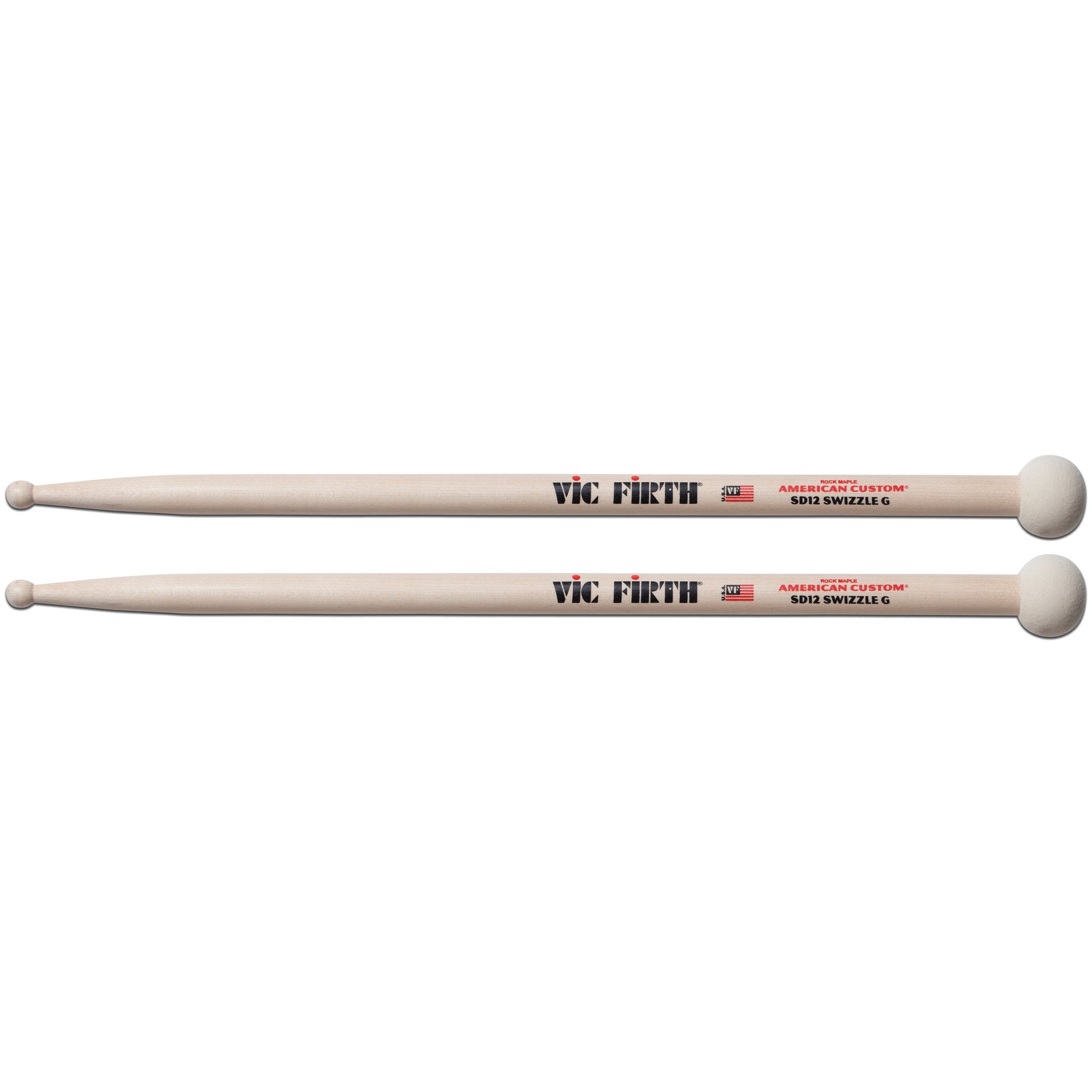 Vic Firth American Custom SD12 Drumsticks - Swizzle G - Image 1