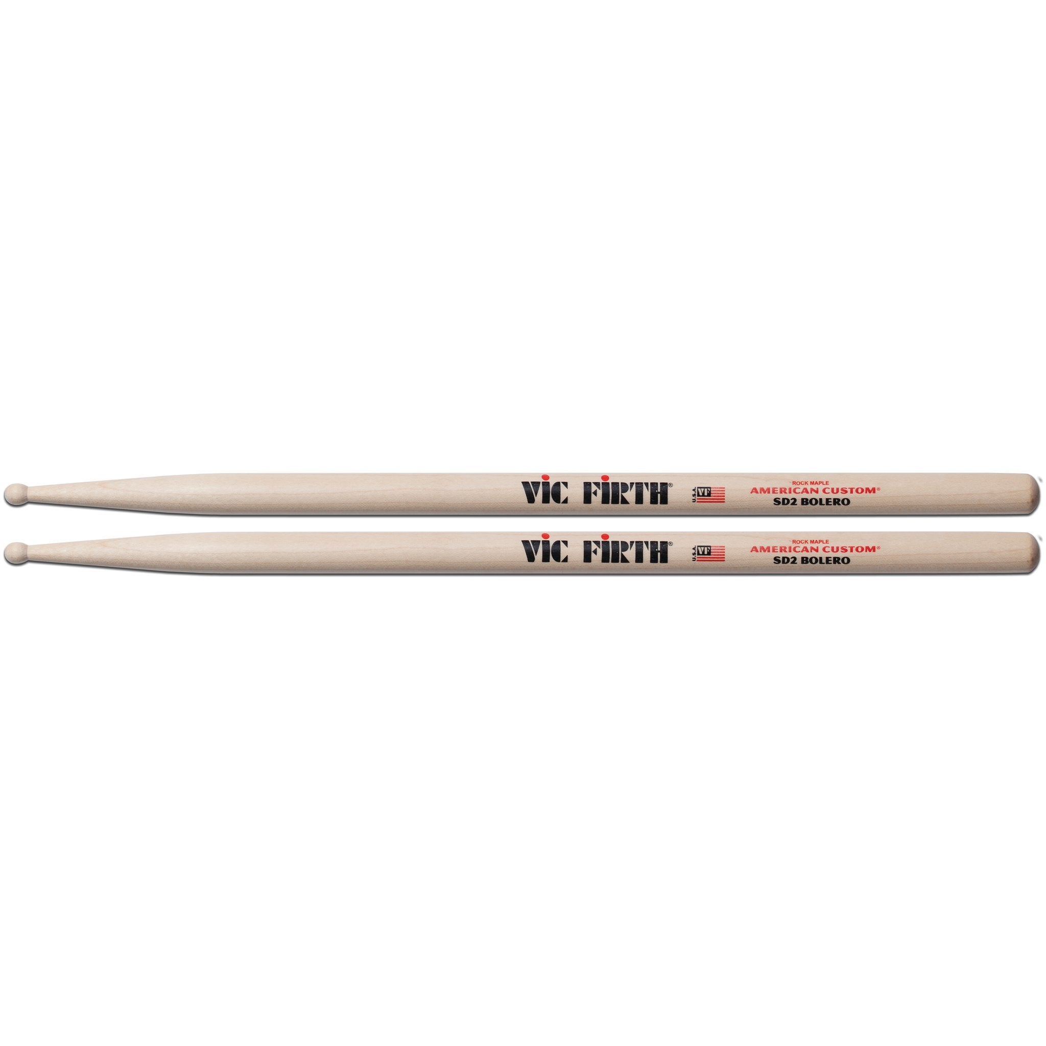 Vic Firth American Custom SD2 Drumsticks - Bolero | Steve Weiss Music