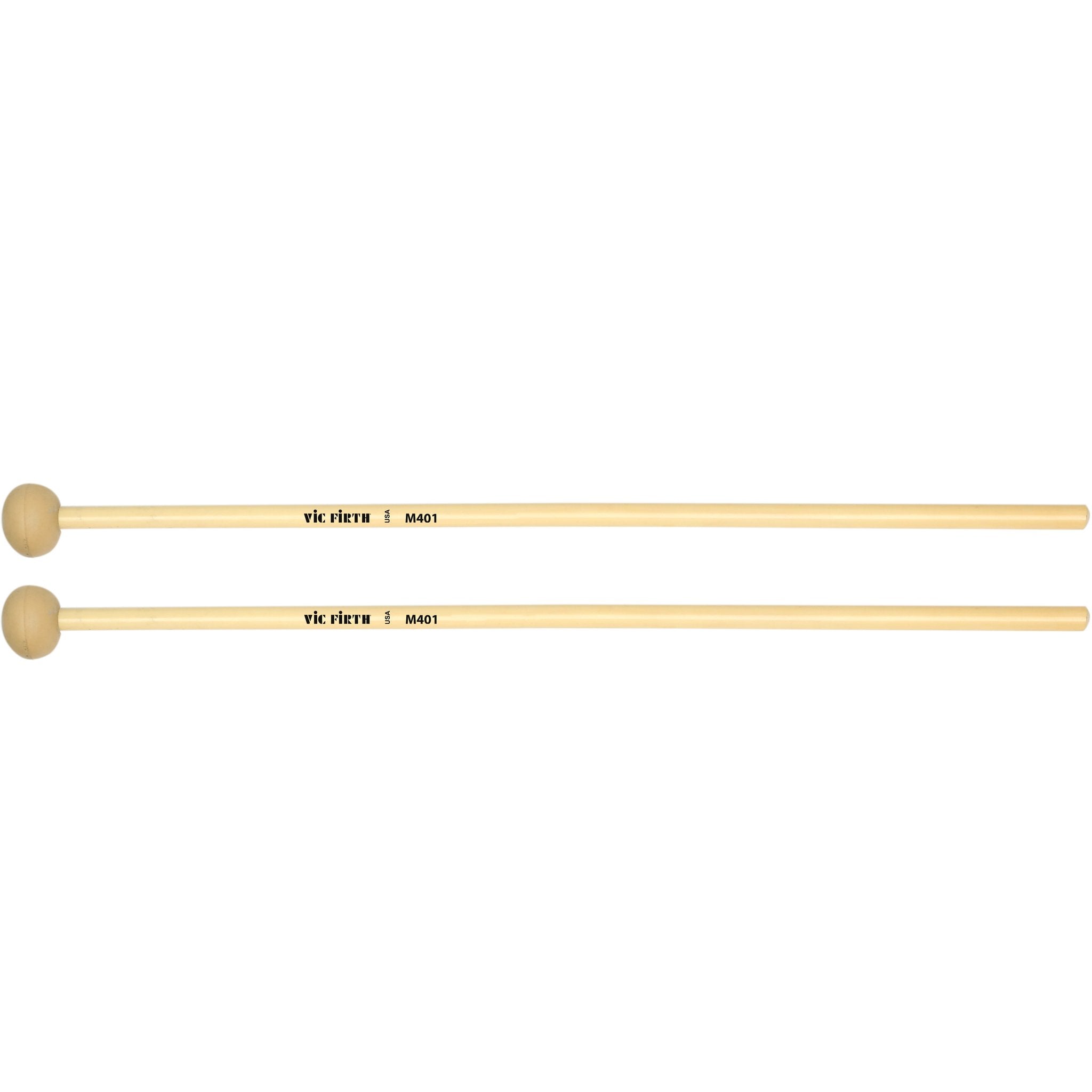 Vic Firth Articulate Series - M401 Soft Rubber Mallets - Oval - Image 1