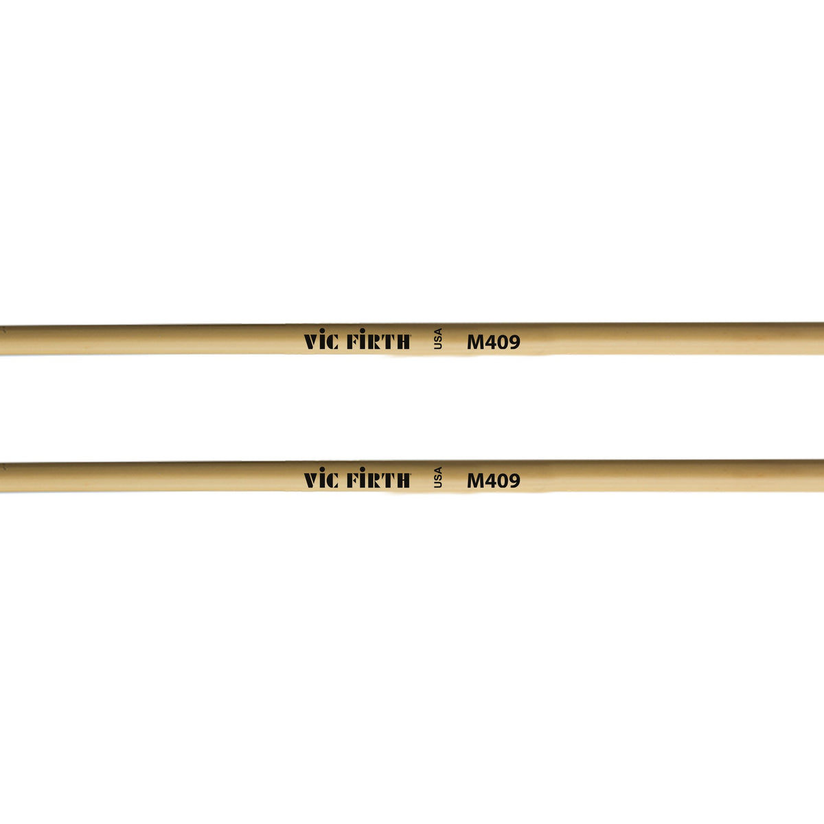 Vic Firth Articulate Series - M409 Medium Rubber Mallets - Round - Image 2