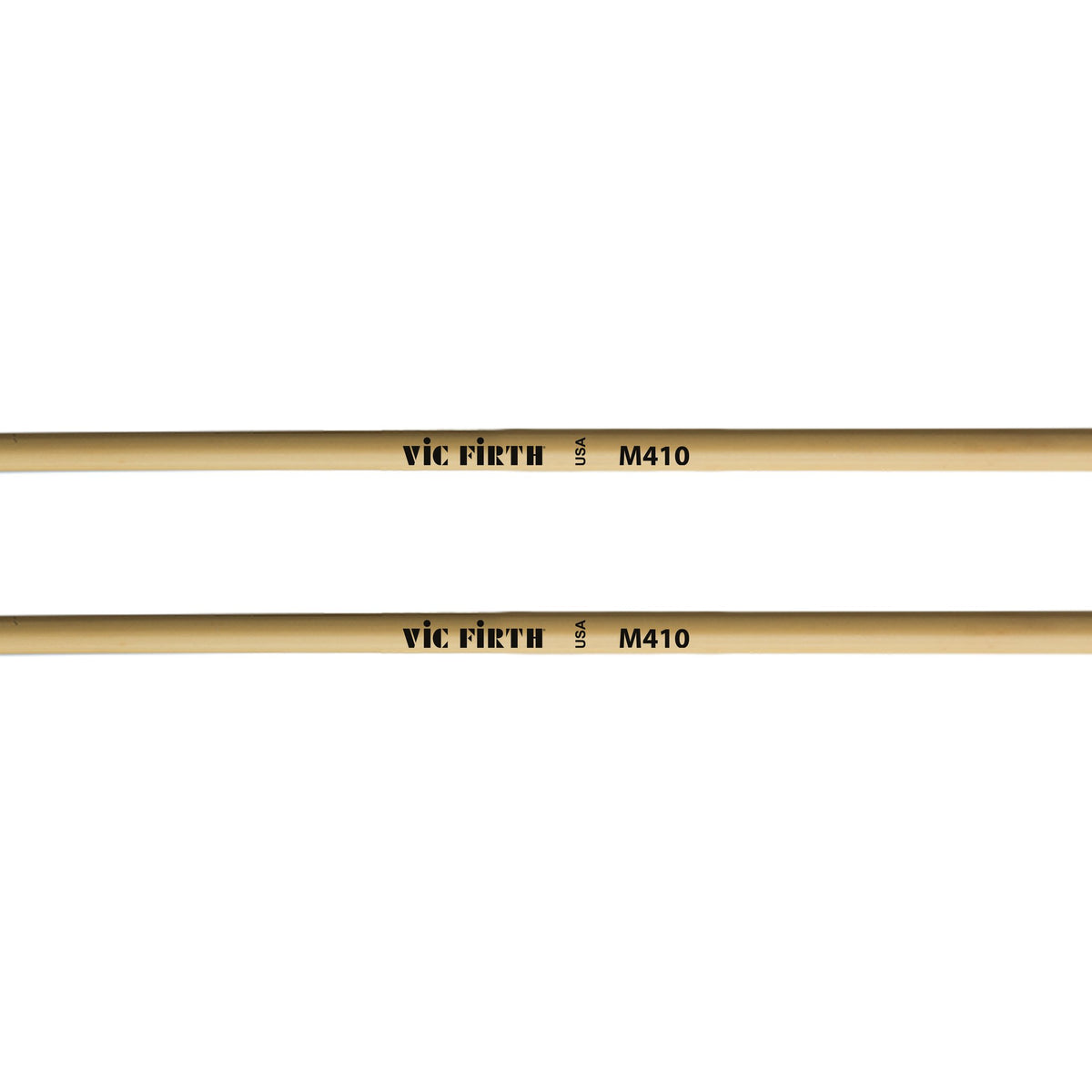Vic Firth Articulate Series - M410 Medium Hard Rubber Mallets - Round - Image 2