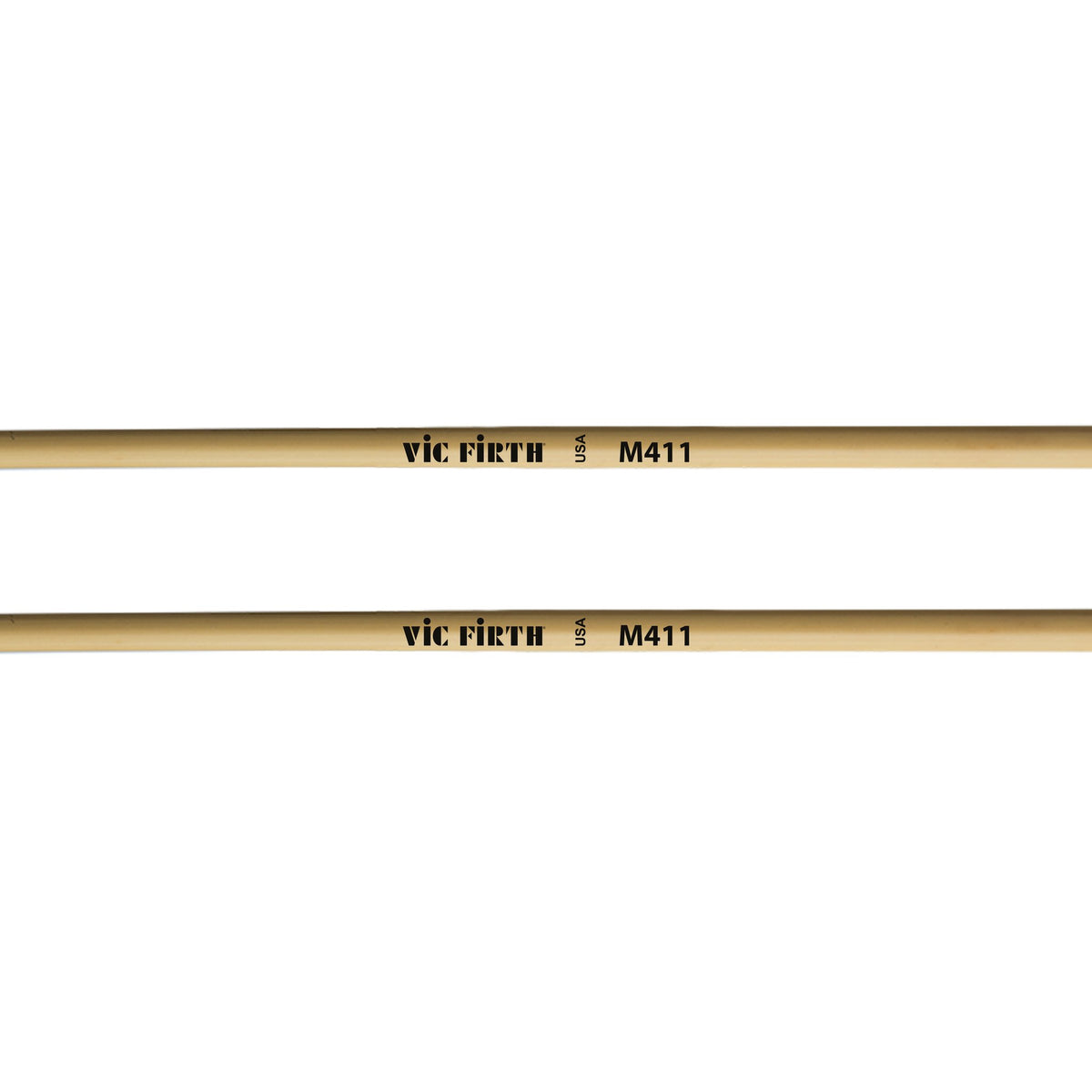 Vic Firth Articulate Series - M411 Hard Rubber Mallets - Round - Image 2