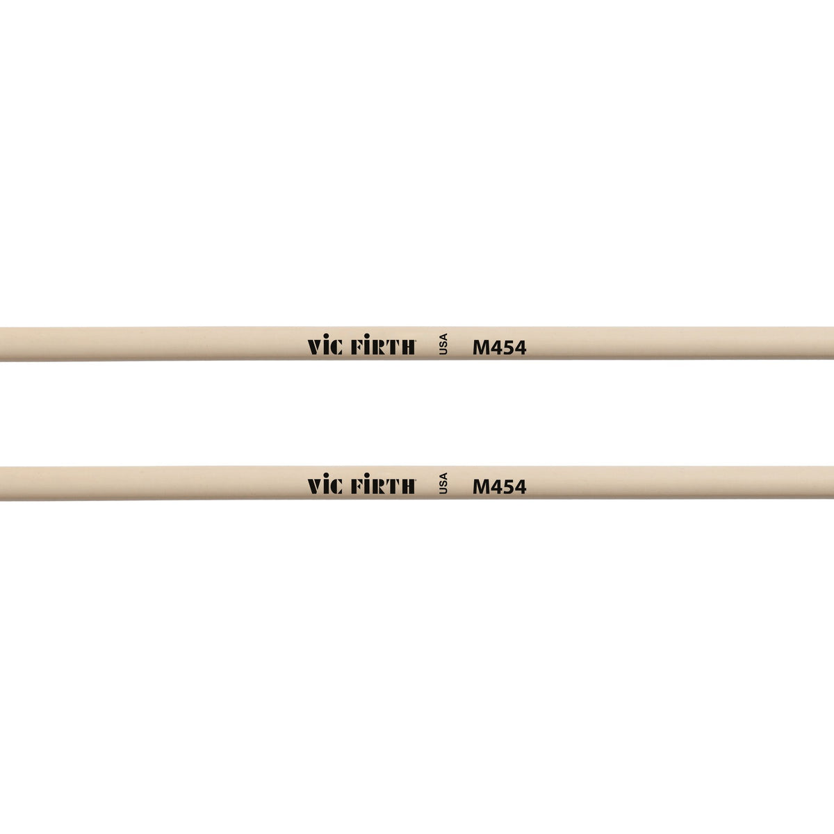 Vic Firth Articulate Series - M454 Glockenspiel Mallets - Brass - Oval - Image 2