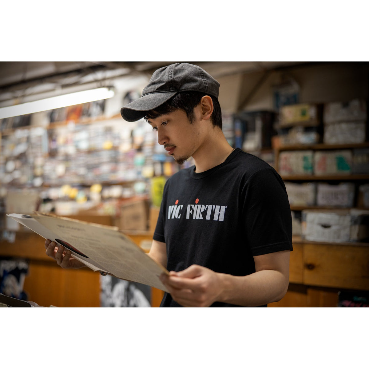Vic Firth Black Logo T-Shirt - Large - Image 7