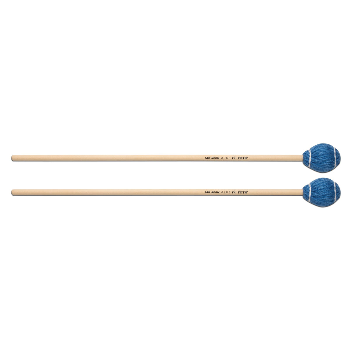 Vic Firth Corpsmaster Ian Grom Series Marimba Mallet - Medium Hard Birch - Image 1