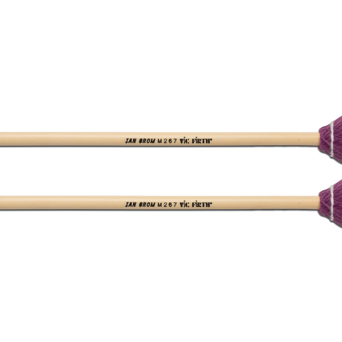 Vic Firth Corpsmaster Ian Grom Series Vibraphone Mallet - Medium Hard Rattan - Image 2