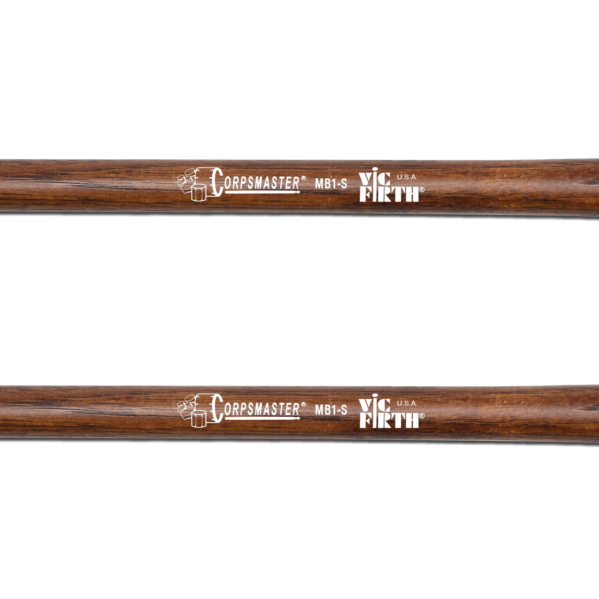 Vic Firth Corpsmaster MB1S Soft Bass Drum Mallets - Small - Image 2