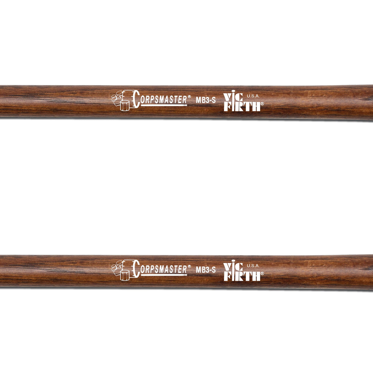 Vic Firth Corpsmaster MB3S Soft Bass Drum Mallets - Large - Image 2