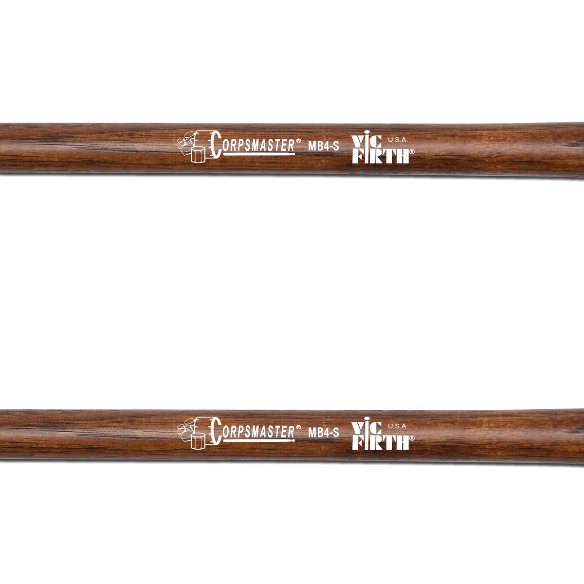 Vic Firth Corpsmaster MB4S Soft Bass Drum Mallets - X-Large - Image 2