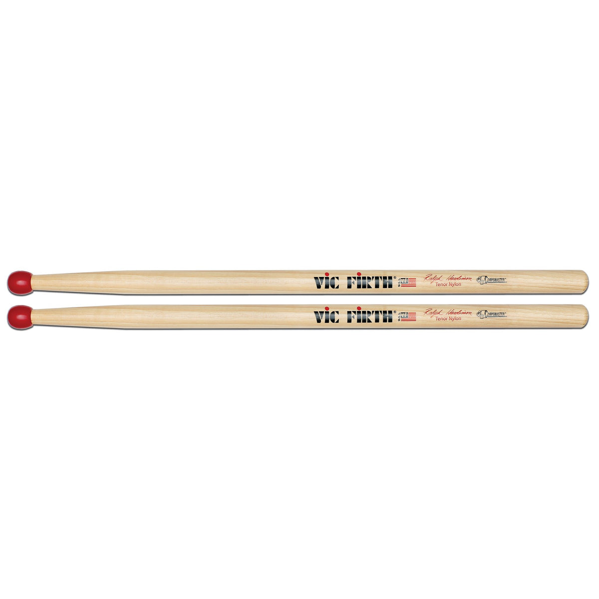 Vic Firth Corpsmaster Multi-Tenor Stick - Ralph Hardimon Nylon Tip - Image 1